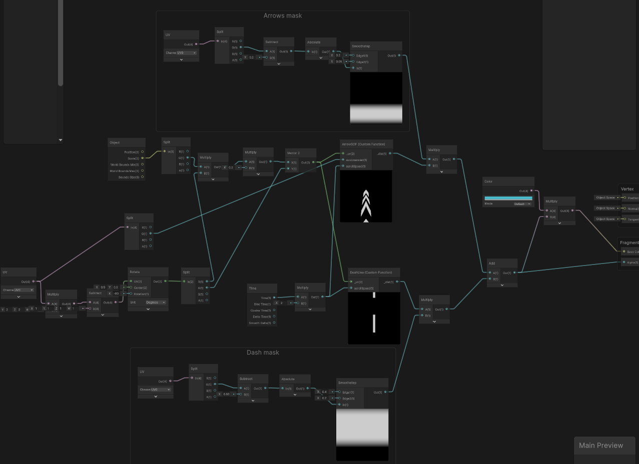 Aim quad shader
